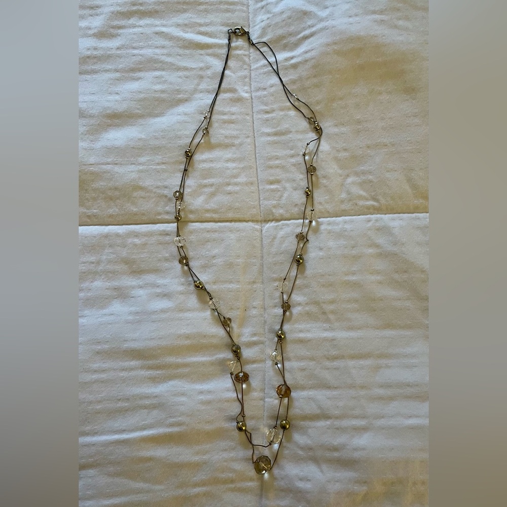 The Limited Gold and Silver Beaded Necklace